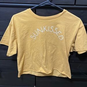 "Sunkissed" Cropped Tee